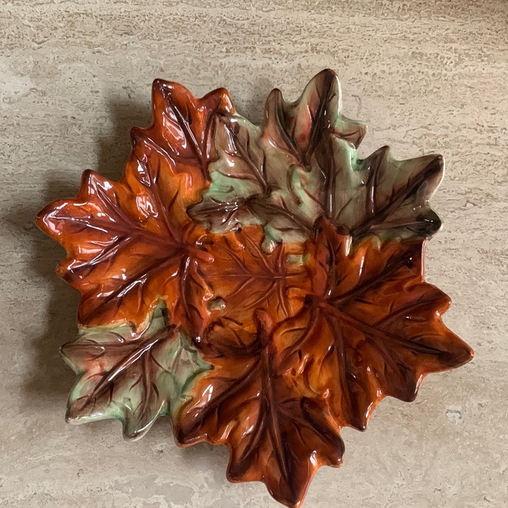 Fall Leaf Candle Holder